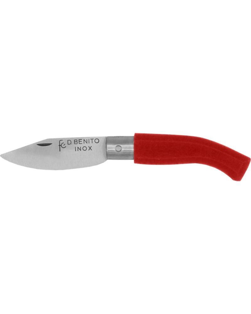 F.C. NAVAJA DE COCINA FC D BENITO INOX CON MANGO ROJO MULTICOLOR