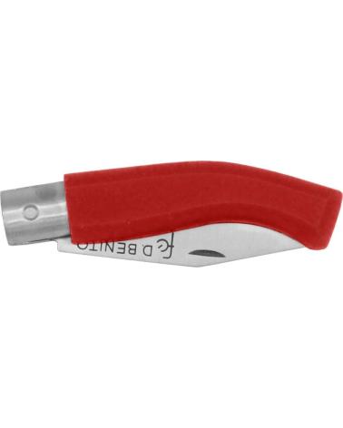 F.C. NAVAJA DE COCINA FC D BENITO INOX CON MANGO ROJO MULTICOLOR