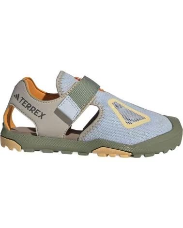 ADIDAS TERREX CAPTAIN TOEY 20 KINDERSANDALEN - BLAU, GRAU UND ORANGE