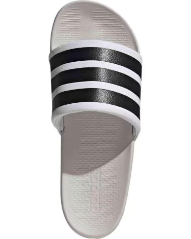 ADIDAS CLAQUETTES ADILETTE COMFORT 20 UNISEXE BLANC ET NOIR NEGRO