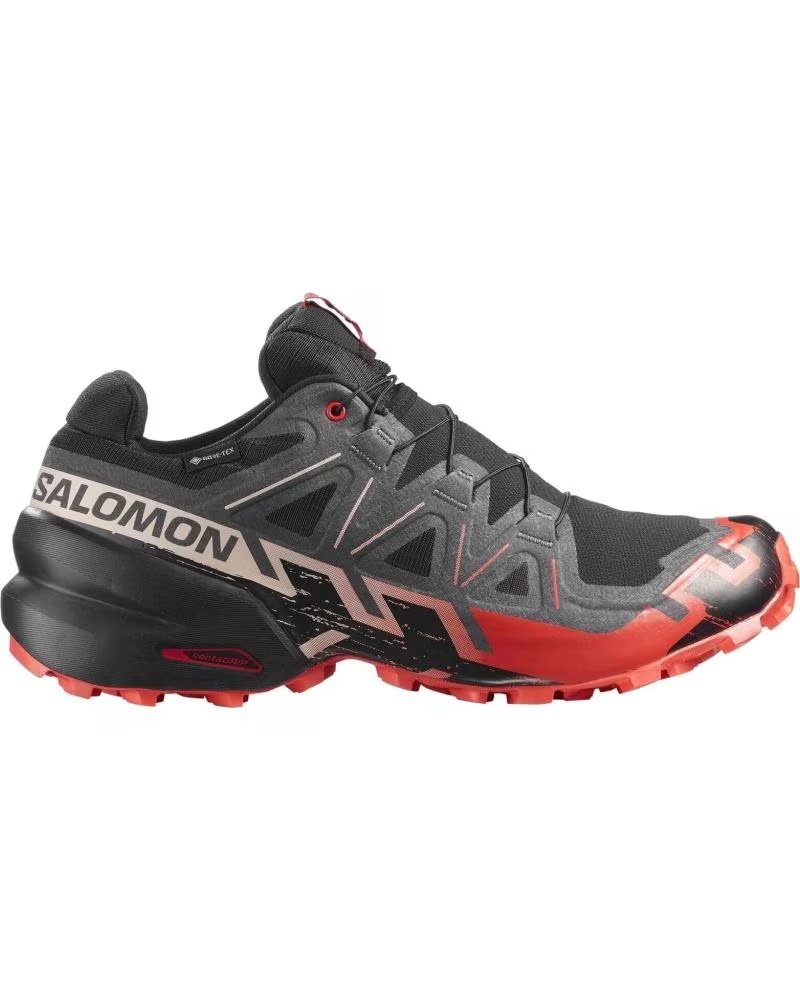 SALOMON CHAUSSURES DE TREKKING SPEEDCROSS 6 GTX ROJO