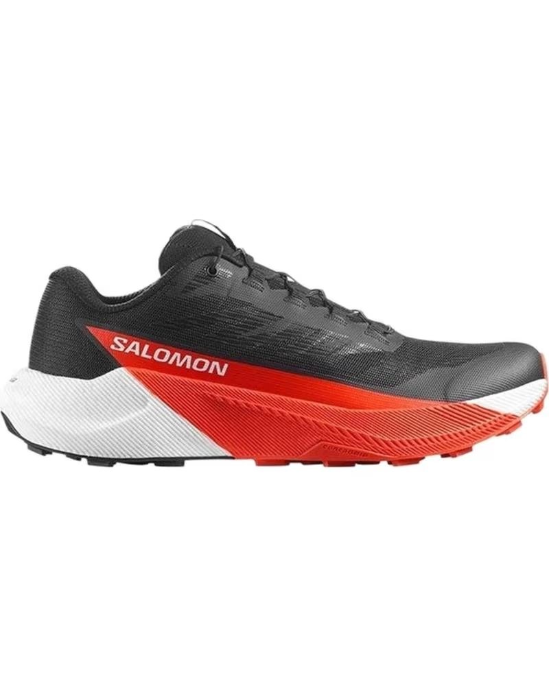 SALOMON ZAPATILLAS PULSAR NEGRO Y ROJO PARA HOMBRE