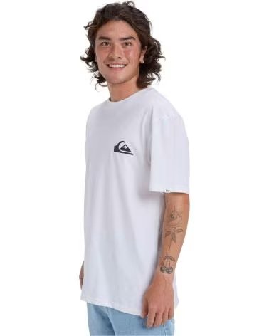 QUICKSILVER CAMISETA QUIKSILVER EV MINI LOGO MANGA CORTA - BLANCO NEGRO