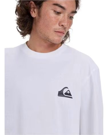 QUICKSILVER CAMISETA QUIKSILVER EV MINI LOGO MANGA CORTA - BLANCO NEGRO