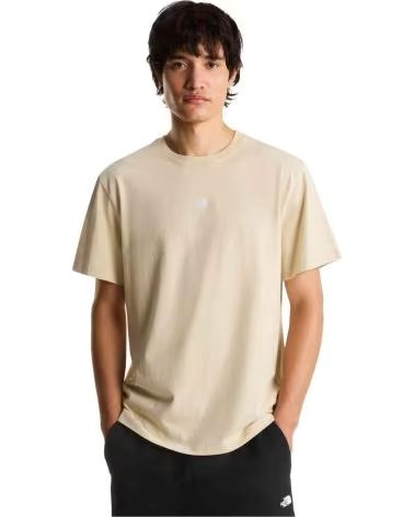 THE NORTH FACE CAMISETA DE MANGA CORTA M ESSENTIAL CENTER LOGO RELAXED SHORT SL DESERT STONE EN BEIGE PARA UNISEX LIGHT BEIGE