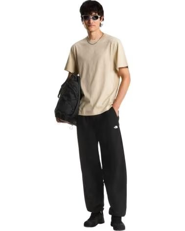 THE NORTH FACE CAMISETA DE MANGA CORTA M ESSENTIAL CENTER LOGO RELAXED SHORT SL DESERT STONE EN BEIGE PARA UNISEX LIGHT BEIGE