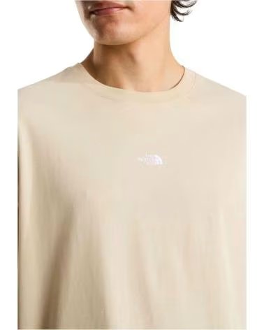 THE NORTH FACE CAMISETA DE MANGA CORTA M ESSENTIAL CENTER LOGO RELAXED SHORT SL DESERT STONE EN BEIGE PARA UNISEX LIGHT BEIGE