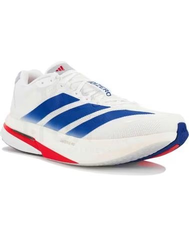ADIDAS CHAUSSURES DE RUNNING ADIZERO JQ1668 BLANCHES AVEC DÉTAILS BLEUS AZUL