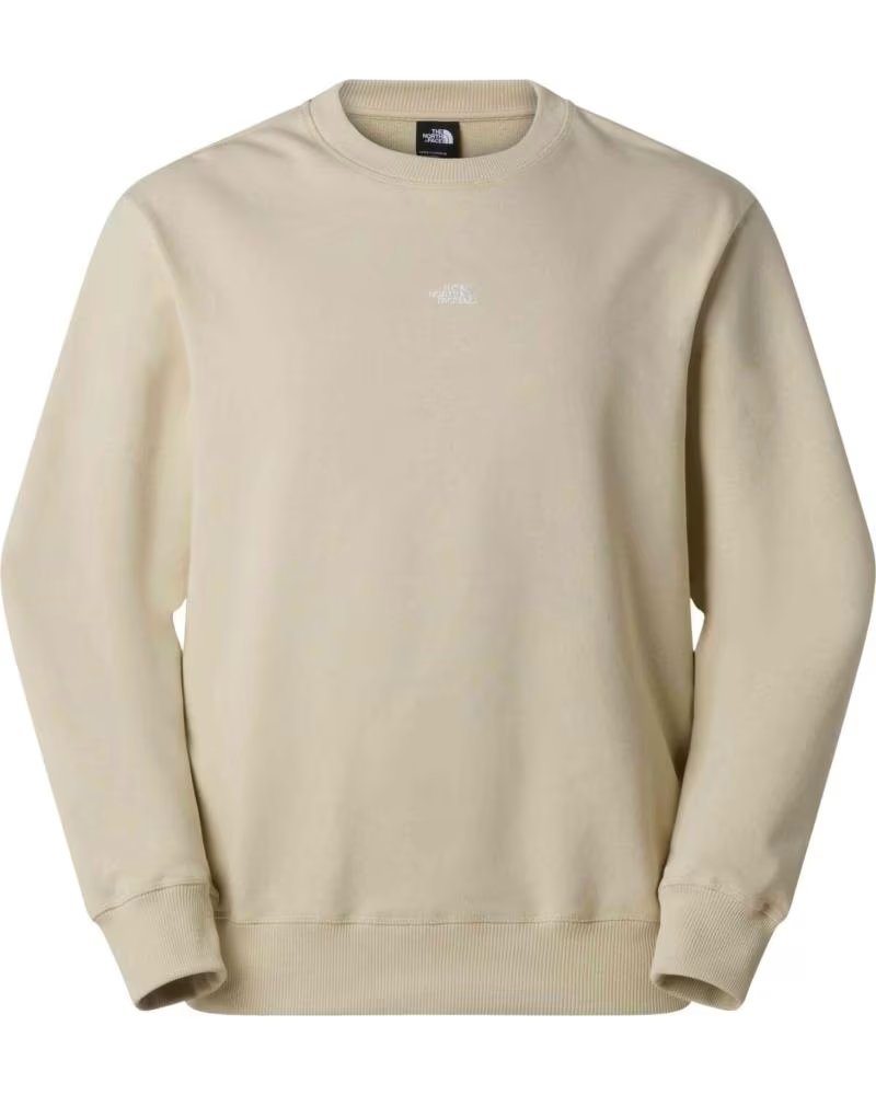 THE NORTH FACE SUDADERA THE CREW NF0A8GQC-DOM BEIGE UNISEX
