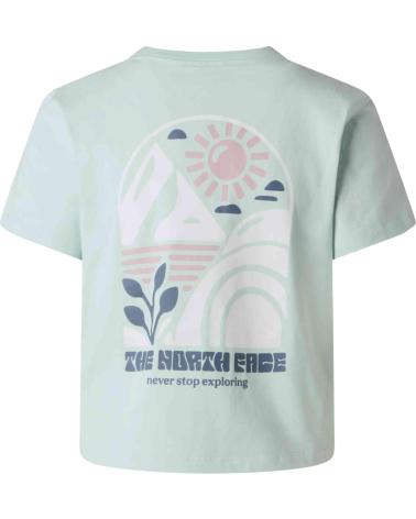 THE NORTH FACE CAMISETA DE MANGA CORTA CAMISETA SUN GRAPHIC MANGA CORTA VERDE CLARO EN VERDE PARA UNISEX MUJER