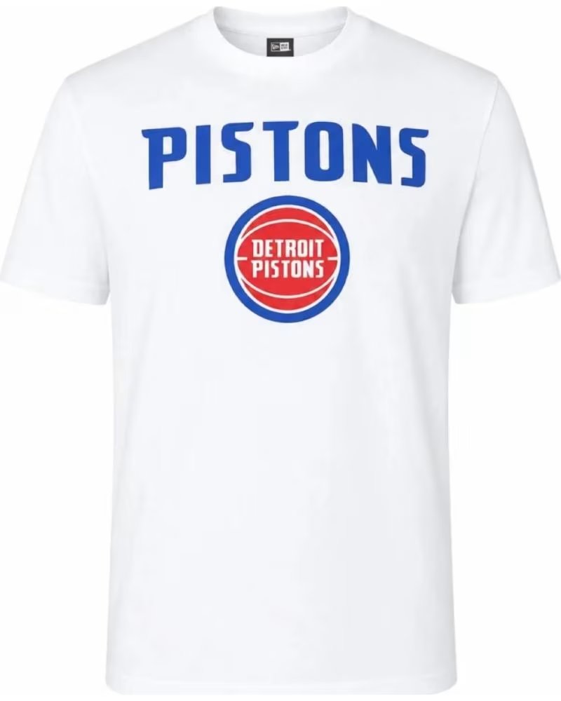 NEW ERA CAMISETA DETROIT PISTONS TEAM LOGO BLANCA 0