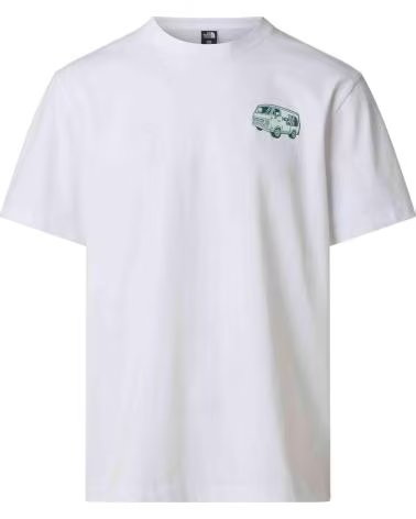 THE NORTH FACE T-SHIRT THE VAN LIFE RELAXED DA UOMO BIANCO WHITE
