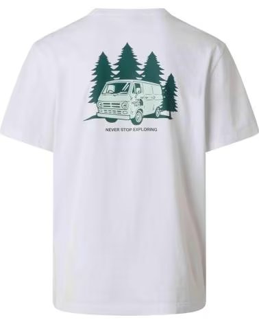 THE NORTH FACE T-SHIRT THE VAN LIFE RELAXED DA UOMO BIANCO WHITE