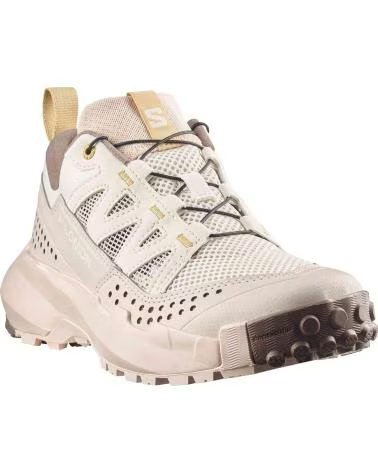 SALOMON ZAPATILLAS DE MONTAÑA TERRAMPHIBIAN PARA MUJER, BEIGE