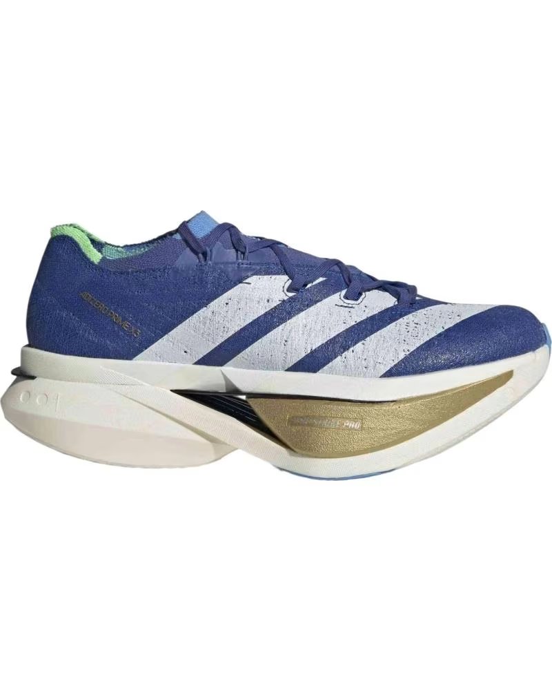 ADIDAS ADIZERO PRIME X3 STRUNG LAUFSCHUHE BLAU UND WEISS BLANCO