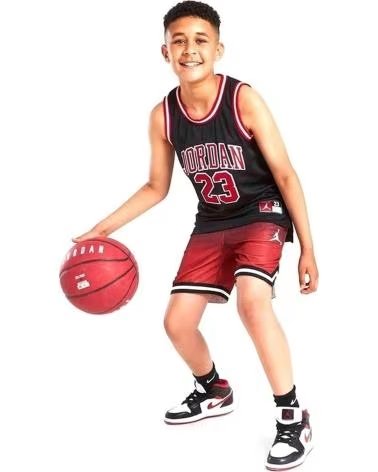 JORDAN PANTALÓN CORTO JDB OMBRE MESH PARA NIÑO GYM RED