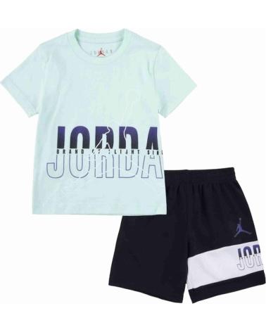 JORDAN CONJUNTO JUMPMAN WRAP INFANTIL BLACK-LIGHT DEW