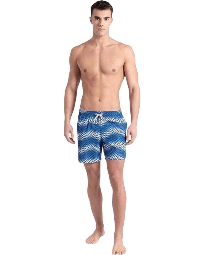 ARENA BAÑADOR ESTAMPADO GEOMÉTRICO PARA HOMBRE AZUL