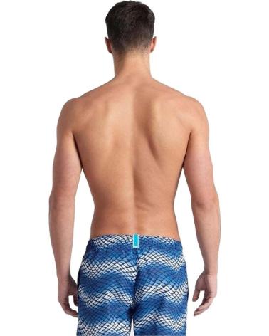 ARENA BAÑADOR ESTAMPADO GEOMÉTRICO PARA HOMBRE AZUL