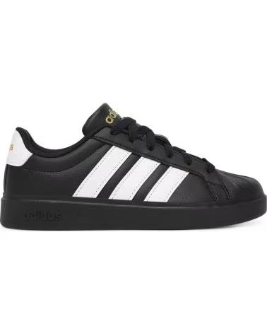 ADIDAS BASKETS JS5053 NOIR ET BLANC CBLACK-FTWWHT-GOLDMT
