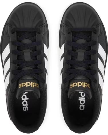 ADIDAS BASKETS JS5053 NOIR ET BLANC CBLACK-FTWWHT-GOLDMT