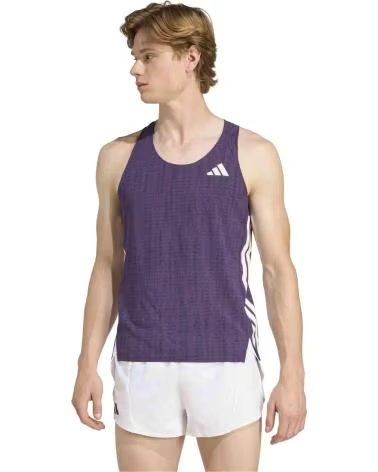 ADIDAS CAMISETA DE TIRANTES ADIZERO RUNNING VIOLETA