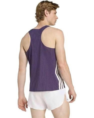 ADIDAS CAMISETA DE TIRANTES ADIZERO RUNNING VIOLETA