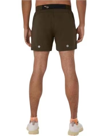 ASICS ROAD 5IN LAUFSHORTS FÜR HERREN IN OLIVGRÜN OLIVA