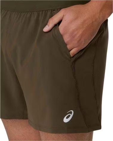 ASICS ROAD 5IN LAUFSHORTS FÜR HERREN IN OLIVGRÜN OLIVA