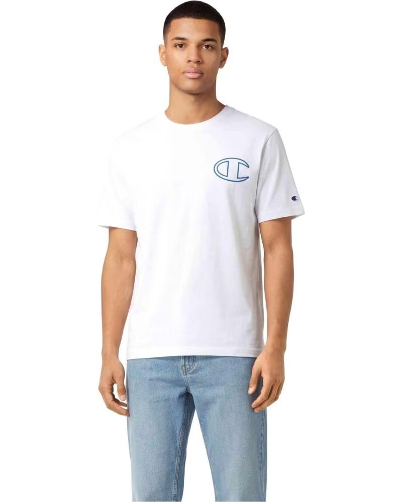CHAMPION CAMISETA DE MANGA CORTA 222385-WW001 EN BLANCO PARA HOMBRE WHITE