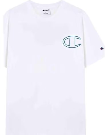 CHAMPION CAMISETA DE MANGA CORTA 222385-WW001 EN BLANCO PARA HOMBRE WHITE