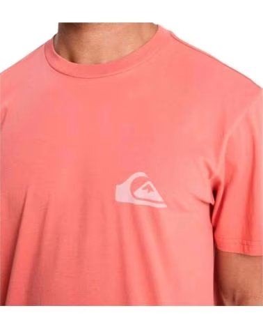 QUICKSILVER CAMISETA DE MANGA CORTA QUIKSILVER EV MINI LOGO EN ROSA PARA HOMBRE SALMON