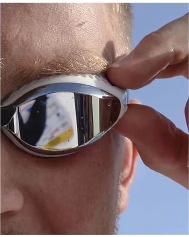 ARENA SCHWIMMBRILLE 0000003150-102 FÜR HERREN BLUE-WHITE BLANCO