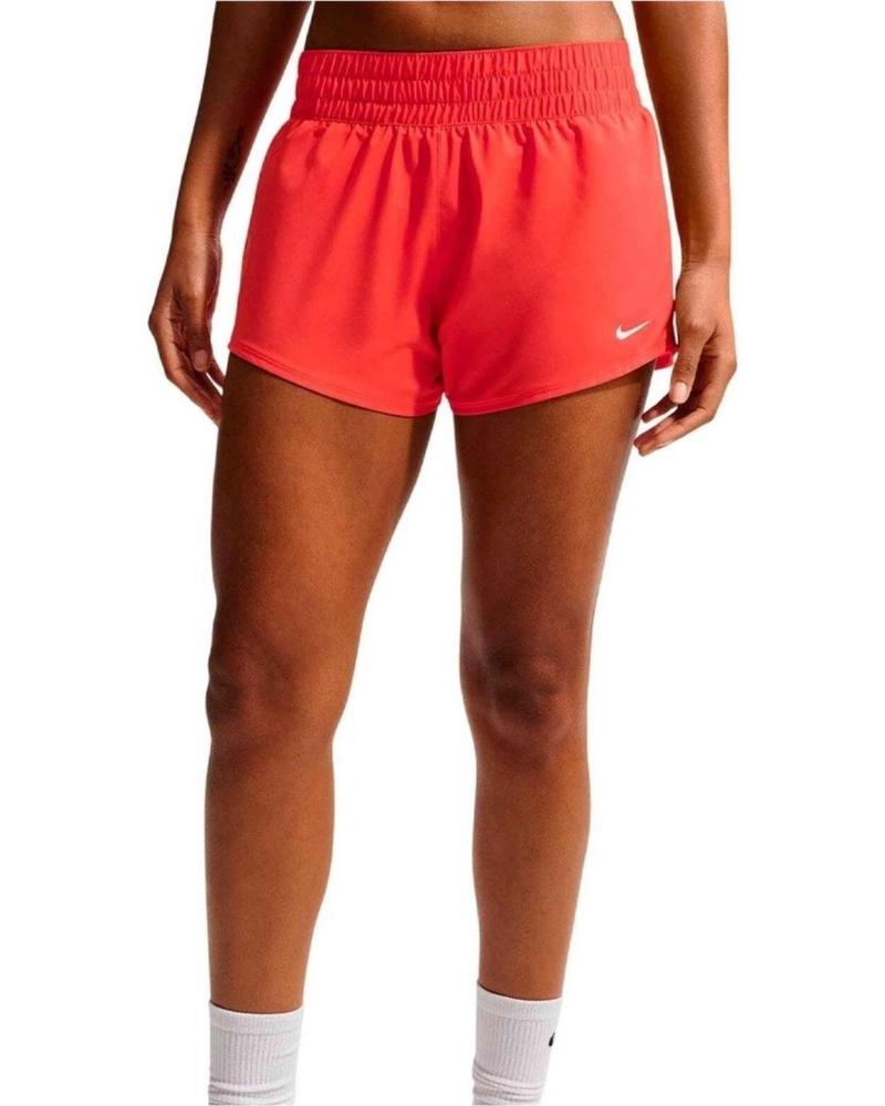 NIKE PANTALÓN CORTO DEPORTIVO ONE PARA MUJER RED
