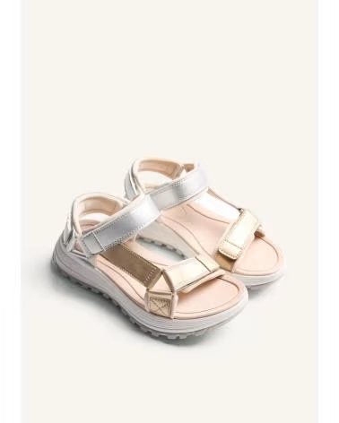 SANDALIA PLATAFORMA GIOSEPPO OYUGIS 79257 CON CIERRE DE VELCRO PLATA