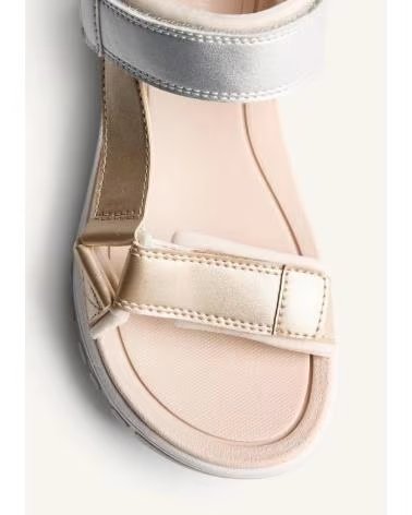 SANDALIA PLATAFORMA GIOSEPPO OYUGIS 79257 CON CIERRE DE VELCRO PLATA