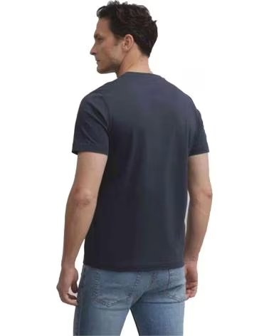 SILBON SHORT SLEEVE T-SHIRT 124602 FOR MEN NAVY BLUE AZUL