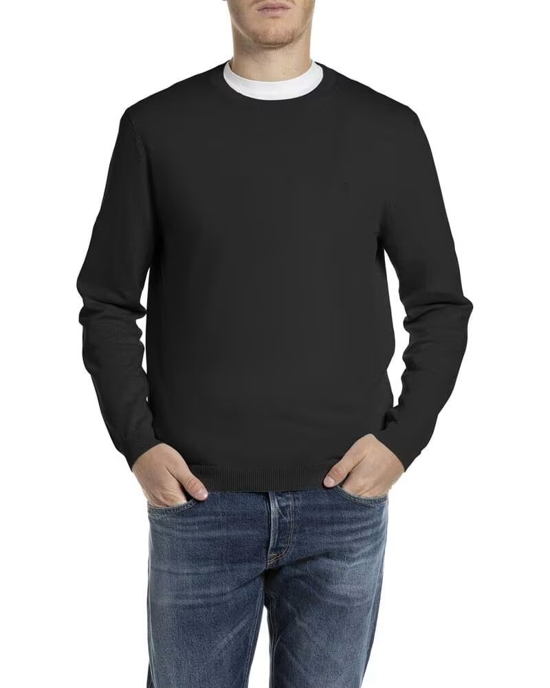 REPLAY JERSEY TRICOT NEGRO
