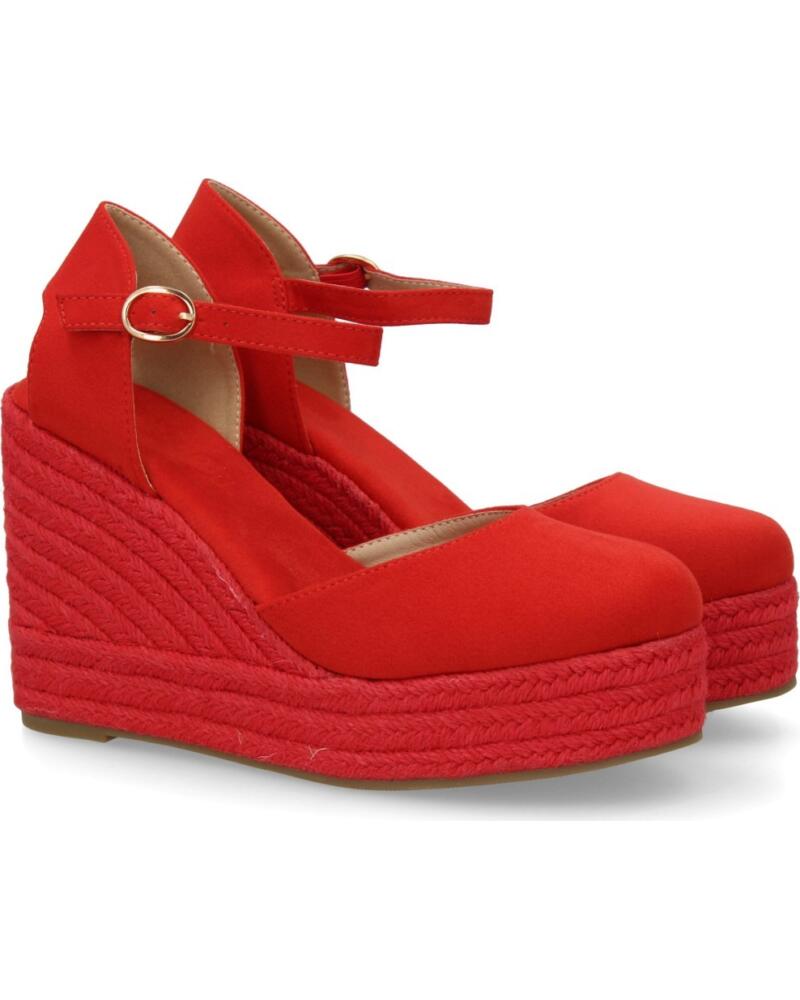 SPORT3PUNTO0 SANDALIAS DE CUÑA CF-5319 ROJAS CON PLATAFORMA VARIOS COLORES