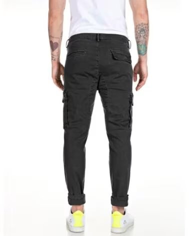 REPLAY PANTALON JEANS HIPERFLEX JA NEGRO