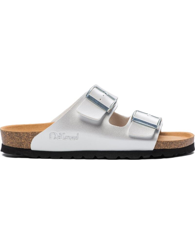 NATUNED SANDALIA CH05 PIEL PLATEADA PLATEADO