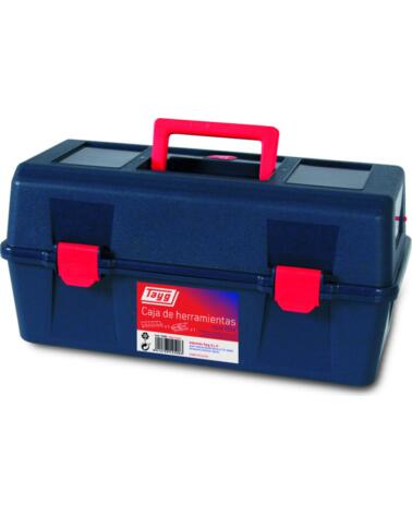 TAYG CAJA DE HERRAMIENTAS MANUAL CON BANDEJA ORGANIZADORA MULTICOLOR