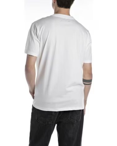 REPLAY CAMISETA JEANS BLANCA BLANCO