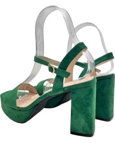 TIMBOS SANDALIA TACON PLATAFORMA VESTIR MUJER 133254 VERDE