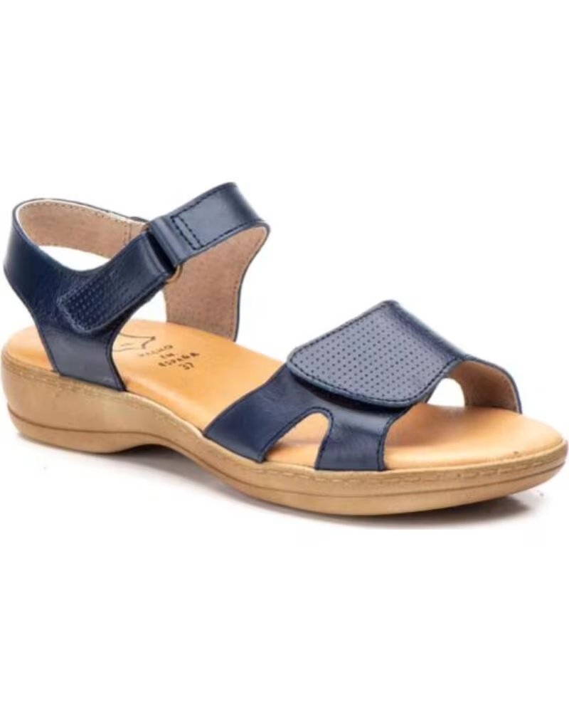 ALTO ESTILO SANDÁLIAS E643 COM VELCRO E SOLA CONFORTÁVEL AZUL