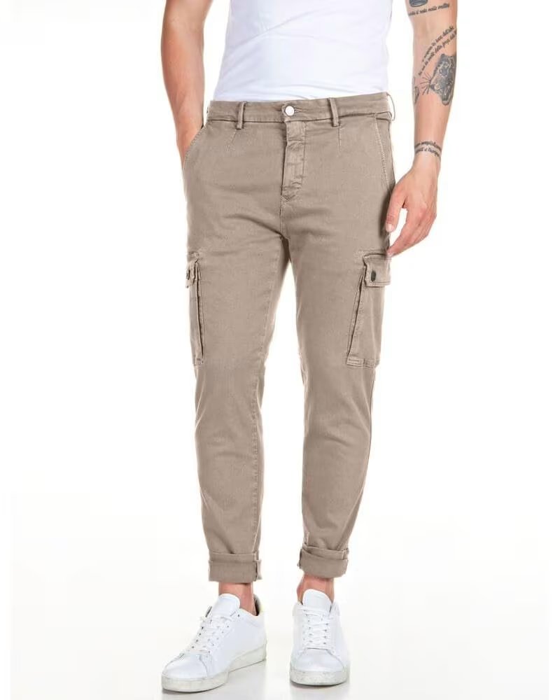 REPLAY PANTALON JEANS BEIG HIPERFLEX JAA BEIGE