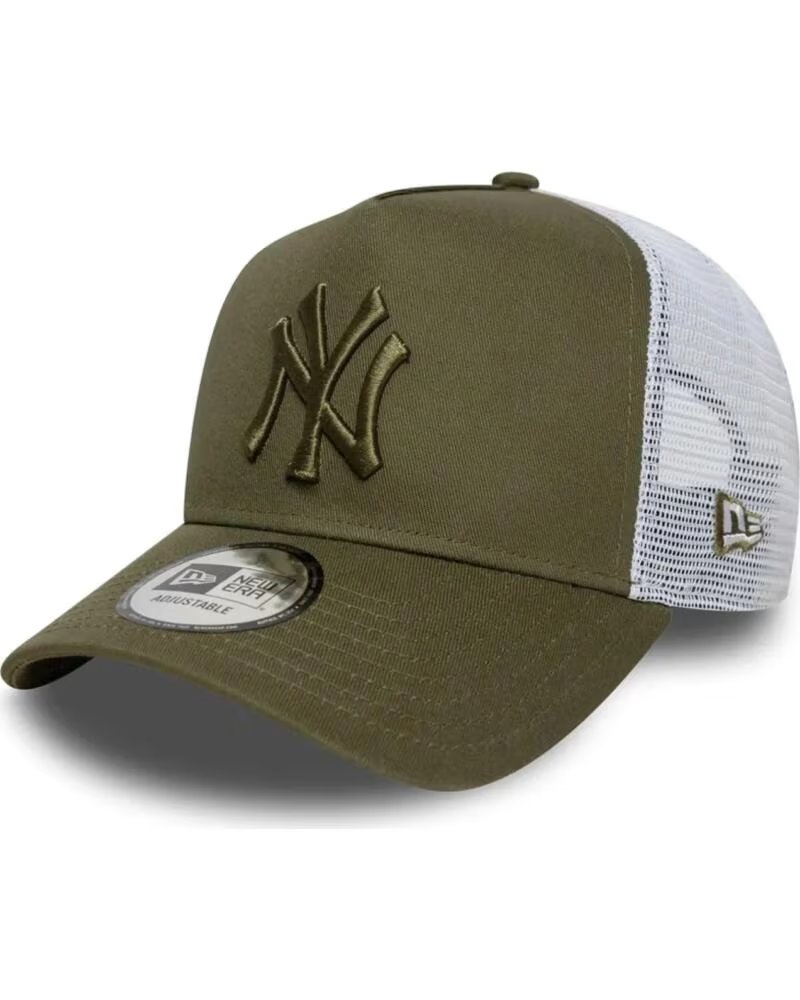 NEW ERA GORRA NEW YORK YANKEES LEAGUE ESSENTIAL TRUCKER VERDE - 1