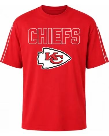 NEW ERA CAMISETA KANSAS CITY CHIEFS NFL HERITAGE OVERSIZED GRAPHIC 1