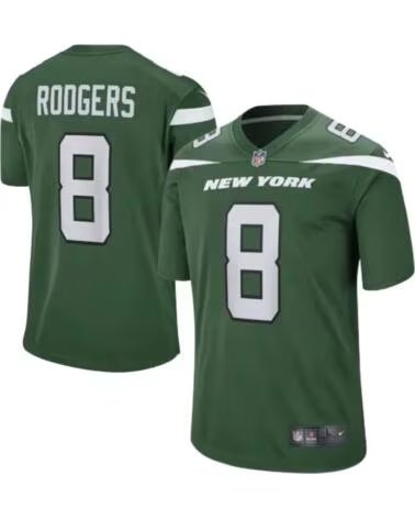AGATHA RUIZ DE LA PRADA CAMISETA AGATHA RUIZ DE LA PRADA AARON RODGERS NEW YORK JETS NIKE JUNIOR NFL GAME JERSEY 1
