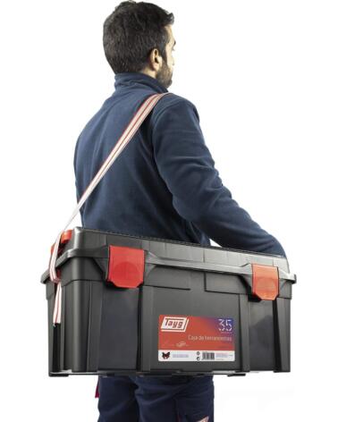 TAYG CAJA DE HERRAMIENTAS MANUAL 35 MULTICOLOR
